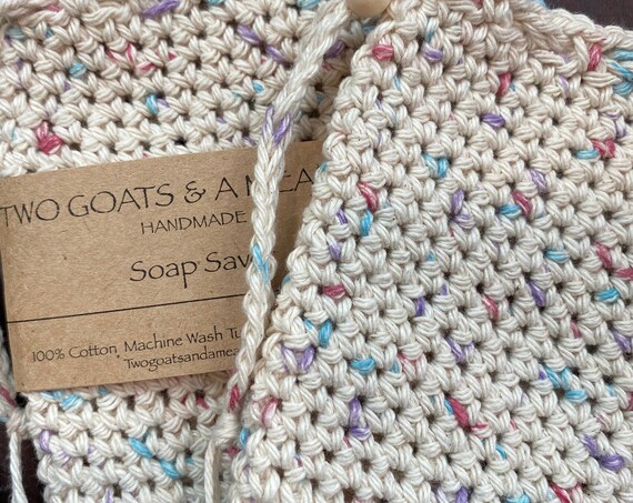100% Cotton Soap Saver All Natural Eco Friendly Biodegradable 275
