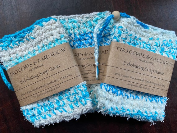 100% Cotton Exfoliating Soap Saver Eco Friendly Biodegradable All Natural 278