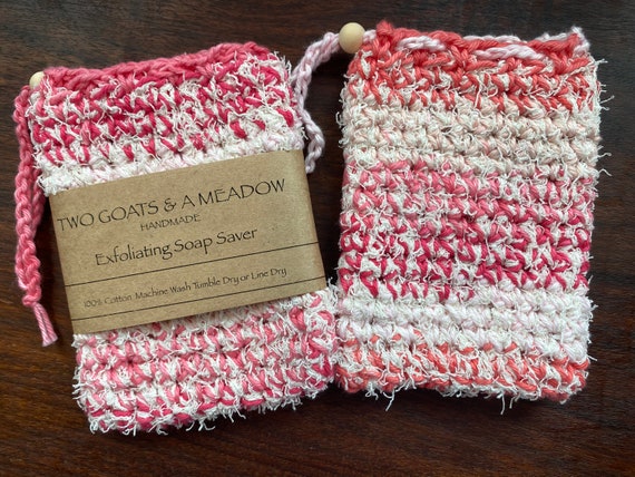 100% Cotton Exfoliating Soap Saver Biodegradable Eco Friendly All Natural 259