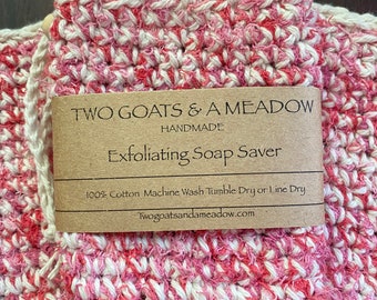 100% Cotton Exfoliating Soap Saver Eco Friendly Biodegradable 254