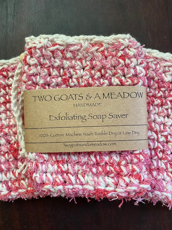 100% Cotton Exfoliating Soap Saver Eco Friendly Biodegradable 254