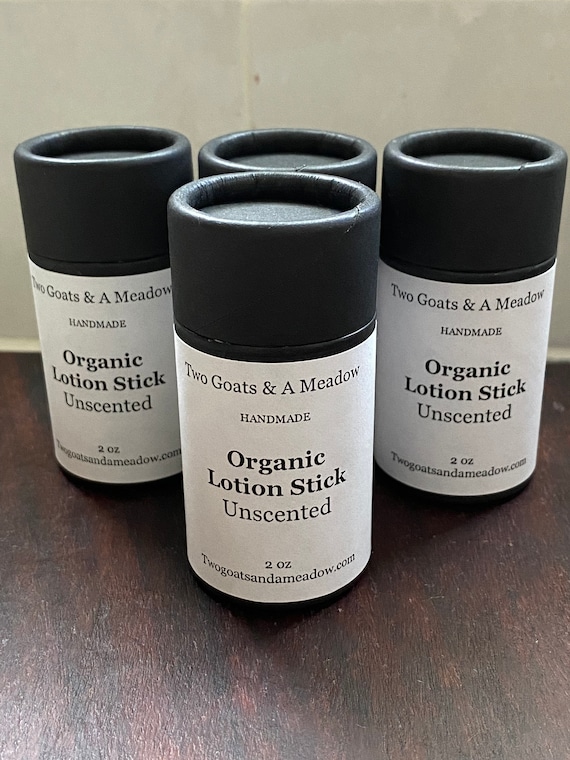 Organic Lotion Stick Unscented Eco Friendly All Natural