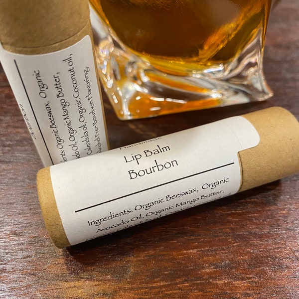 Bourbon Lip Balm Etsy