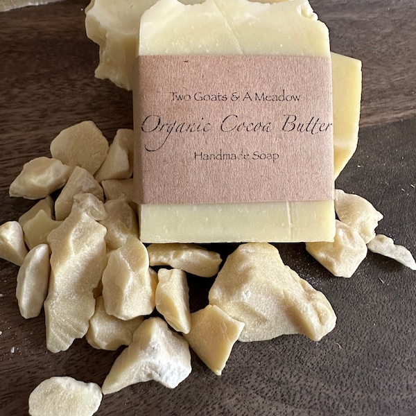 Organic Handmade Cocoa Butter Soap Bar