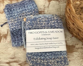 100% Cotton Exfoliating Soap Saver