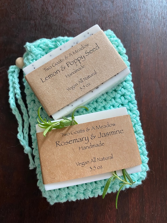 100% Cotton Soap Saver Mint Eco Friendly All Natural 285