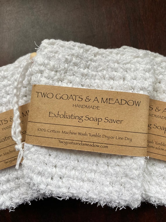 100% Cotton Exfoliating Soap Saver Biodegradable Eco Friendly All Natural 270