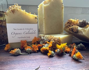 Organic Handmade Calendula Soap