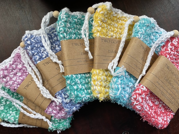 100% Cotton Exfoliating Soap Saver