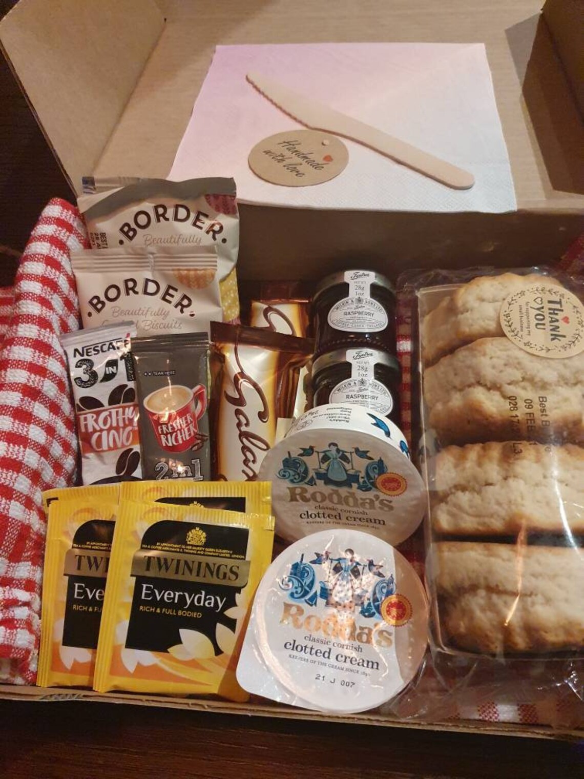 Afternoon tea box cream tea box Birthday gift anniversary Etsy