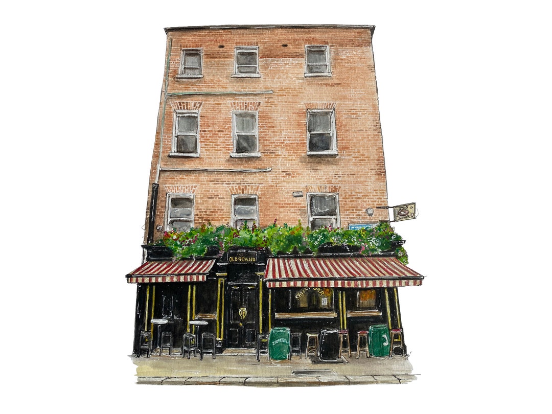 The Old Stand, Dublin, Fast Dispatch, Framed and Unframed, Gift, Dublin