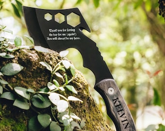 Groomsmen Gift Personalized Gifts for him Hatchet | Anniversary Gift Birthday Gift for Husband | Gifts for Dad Throwing Axe