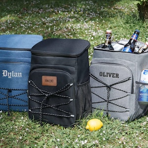 Golf Cooler Bags Personalized Cooler Backpack Groomsmen Gifts, Custom Beer Coolers Insulated Bag, Hiking Fishing Outdoor Gift for Him