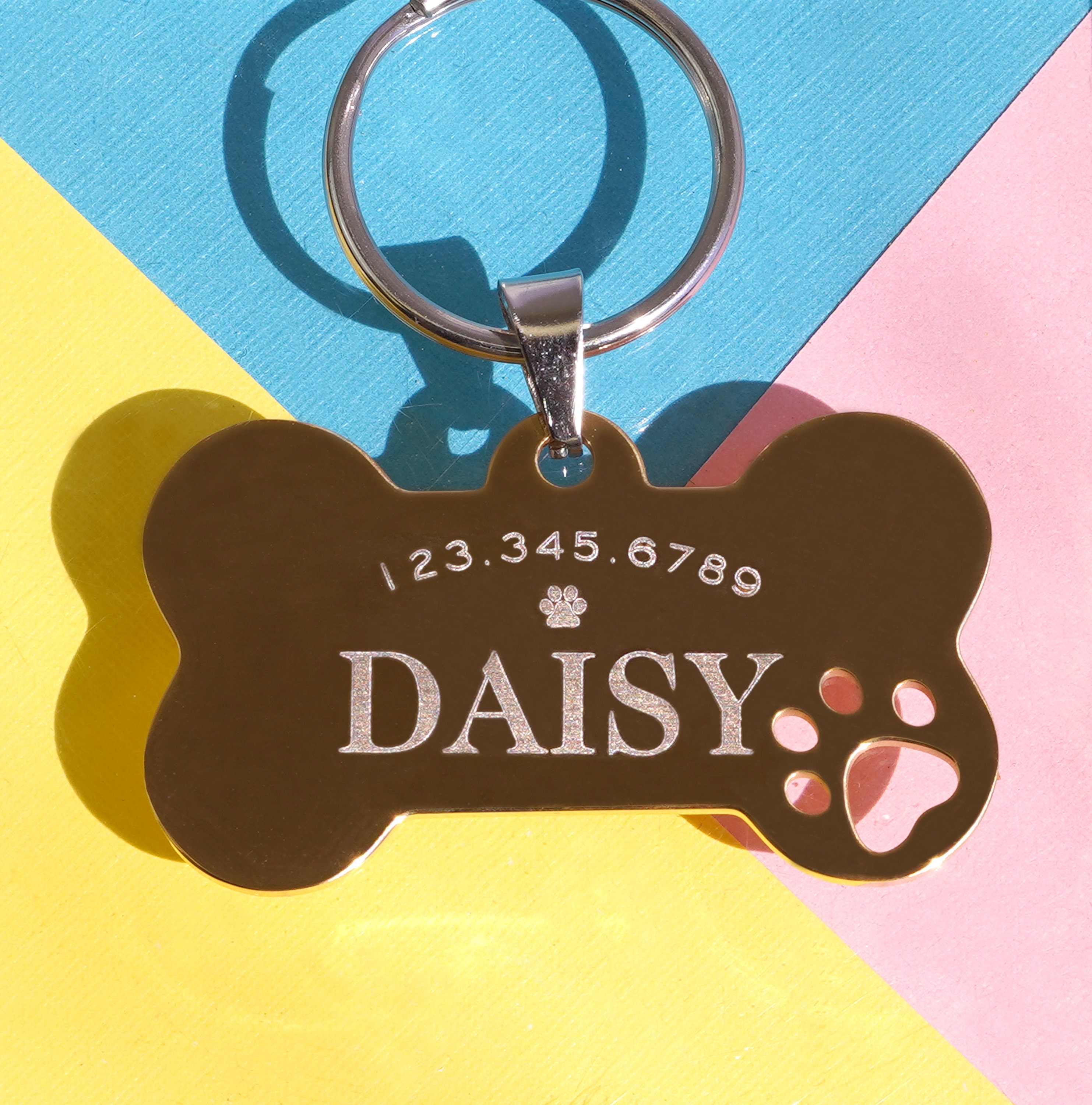 Custom Dog Tag Personalized Dog ID Name Tag Engraved Pet | Etsy