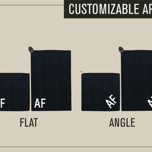 Best Dad Gifts, Custom Microfiber Golf Towel with Magnet or Buckle, Personalized Gift for Him image 7
