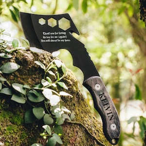Personalized Throwing Axe Gift for Him, Groomsmen Gifts, Custom Engraved Axe for Birthdays Anniversary