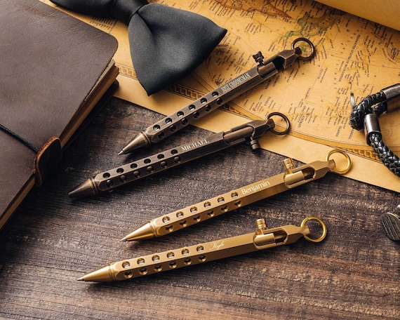 Gifts for Him, Engraved Pen, Bolt Action Pen, Graduation Gift, Gift for Collegue