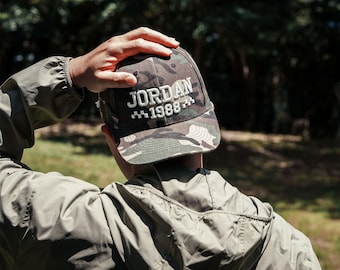 Embroidered Fishing Hat, Custom Baseball Cap for Him, Best Dad Gifts, Outdoor Apparel Ideas [N]