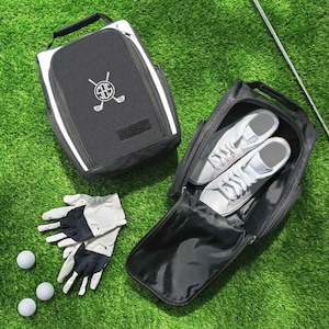 Golfers Gifts for Him, Personalized Golf Shoe Bag for Men, Groomsmen Gifts Bachelor Party Golf Cleat bag, Golf Player Shoe Tote Travel Bag