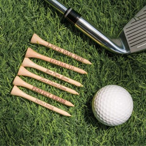 Custom Golf Tees in Bulk, Engraved Gift for Him, Wedding Party Favors, Golf Lover Gifts, Groomsmen Proposal [TE]