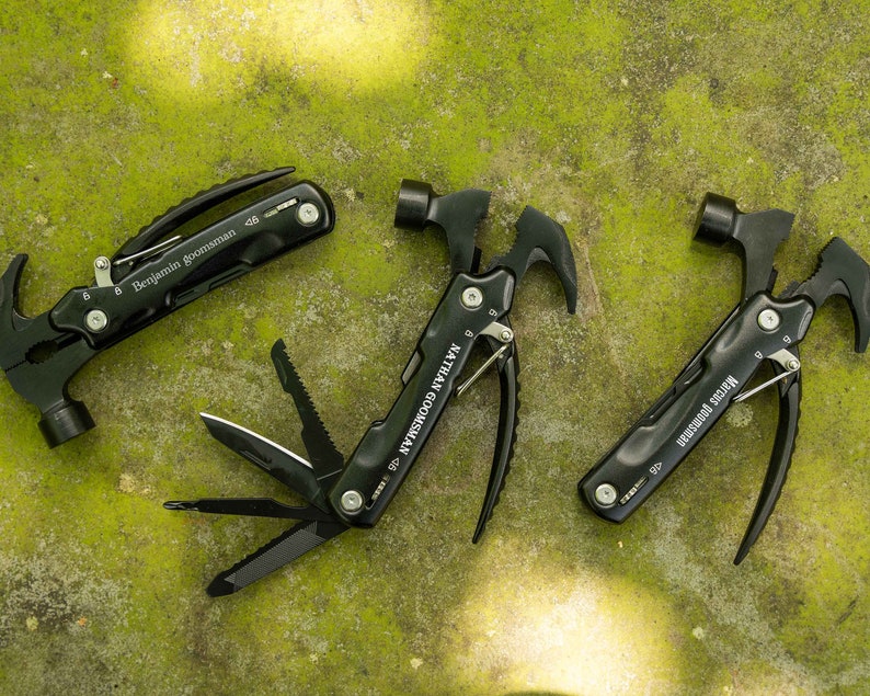 Custom Engraved Multi Tool Father's Day Gift Personalized Gifts Multitool Groomsmen Gifts Camping Hunting Fishing Gift for Him image 5