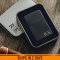 Custom Engraved Lighter, Personalized Monogram Lighter Case, Groomsmen Gift, Cigar Lighter