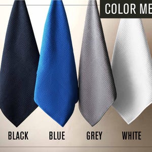 Best Dad Gifts, Custom Microfiber Golf Towel with Magnet or Buckle, Personalized Gift for Him image 5