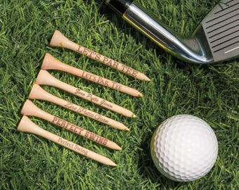 Custom Golf Tees in Bulk, Engraved Gift for Him, Wedding Party Favors, Golf Lover Gifts, Groomsmen Proposal [TE]