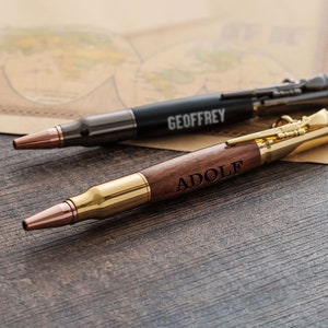 Caneta Bolt Action personalizada, canetas personalizadas, presentes personalizados para padrinhos, presente para pai, presente de agradecimento a professores, presente de aniversário