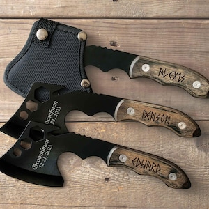 Gifts for him Personalized Hatchet Groomsmen Gifts Throwing Axe Best Man Wedding Gift Anniversary Gift Birthday Gift for Husband for Dad