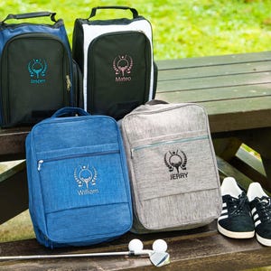 Groomsmen Gift for Him, Golf Shoe Bag, Personalized Golf gifts for Men, Custom Gifts Golf bag, Golf Accessories Anniversary Unique Gift