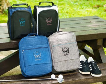 Groomsmen Gift for Him, Golf Shoe Bag, Personalized Golf gifts for Men, Custom Gifts Golf bag, Golf Accessories Anniversary Unique Gift