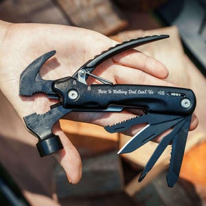 Best Dad Gift, Custom Engraved Multi Tool, Pocket Knife: Camping, Hunting, Fishing [WW]