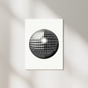 STUDIO 54 70s Inspired Art Poster (LETS DISCO!)