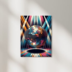 STUDIO 54 70s Inspired Art Poster (LETS DISCO!)