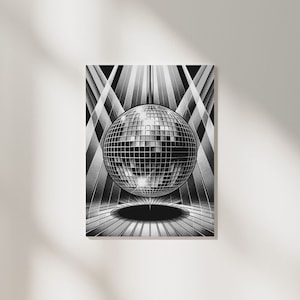 STUDIO 54 70s Inspired Art Poster (LETS DISCO!)
