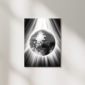 STUDIO 54 70s Inspired Art Poster (LETS DISCO!)