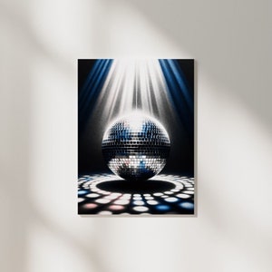 STUDIO 54 70s Inspired Art Poster (LETS DISCO!)