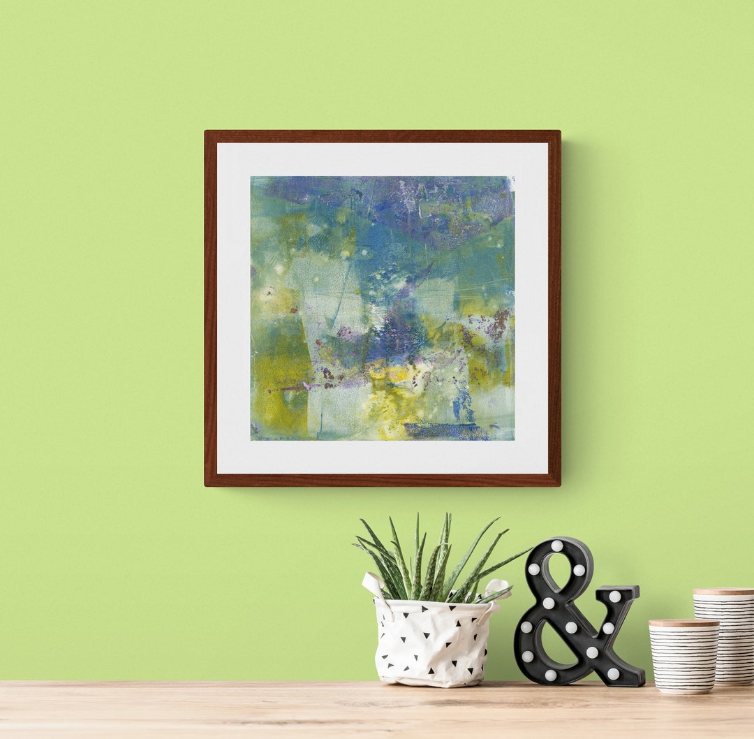 Spring Flower Meadow Painting Original Art Acrylic Landscape - Etsy