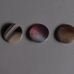 Set of 3 Planetaria Buttons