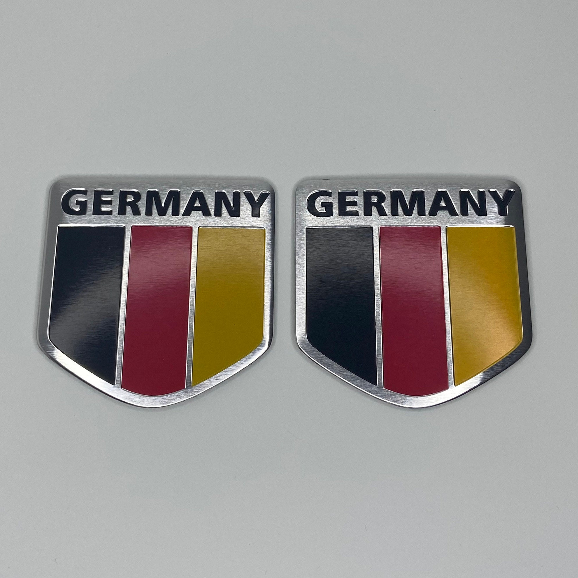Aluminum Car Germany German Flag Deutschland Emblem Badge Decal Decor Sticker 