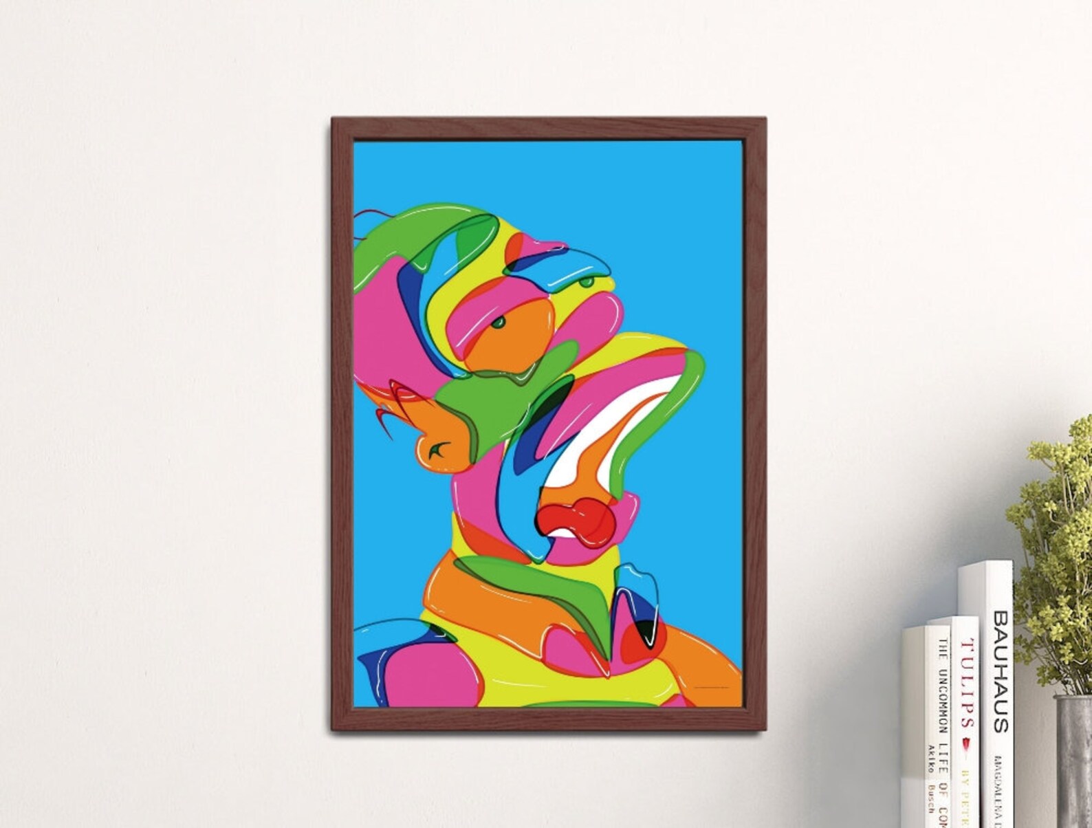 The Simpsons Homer Simpson Abstract 13x19 Poster Print For | Etsy