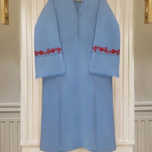 Premium embroidered pure lawn shirt. Agha noor.  Ready to wear.