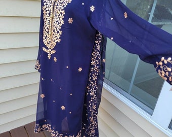 Formal 3 Pc Gota Shirt With All Over 