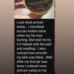 Kauai Pine Resin Salve | Helt naturligt hudlindrande balsam för torr hud, utslag och återfuktande | Handgjord örtsalva bild 7
