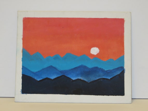 オレンジ色の夕日 - Etsy 日本