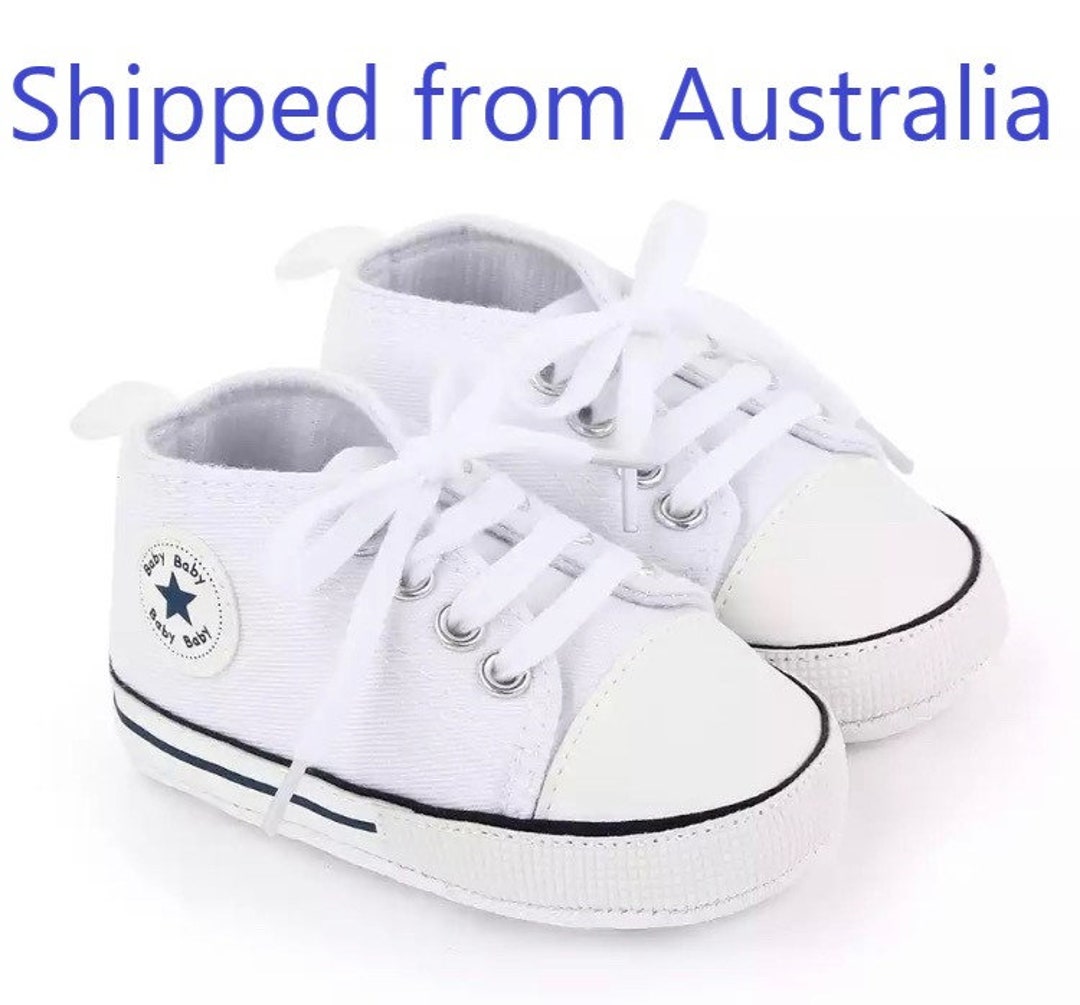 Canvas Baby Shoes Unisex Soft Sneaker Etsy Australia