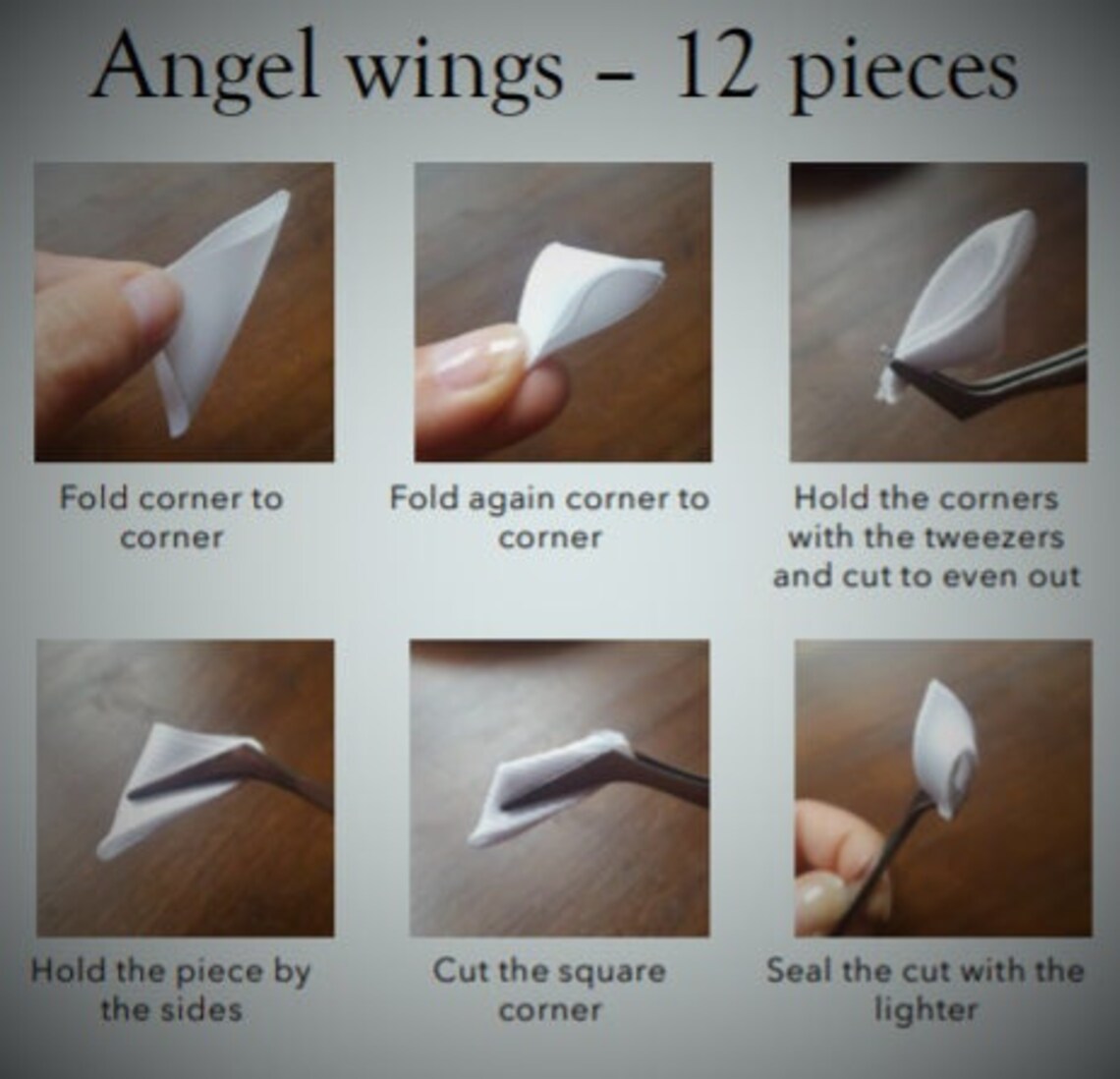 PDF Tutorial Kanzashi Angel Ornament Etsy