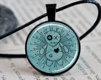 Voodoo Jewelry, Voodoo Doll Necklace, Voodoo Spell Pendant, Voodoo Doll Charm, Witch Jewelry, Witchcraft Gifts, Gifts For Her Under 20