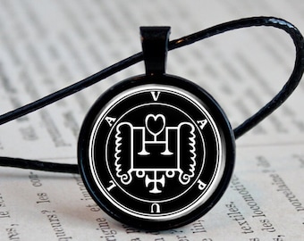 Pendentif Sceau Vapula, Collier Sceau Ars Goetia, Bijoux Païens Occultes
